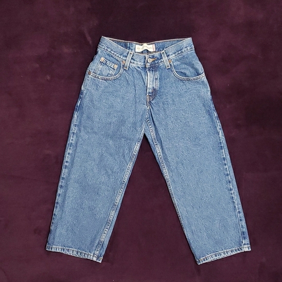 Levi's Denim - RARE!! Levi's 550 Relaxed Fit Mid Rise Straight Leg Crop Jeans